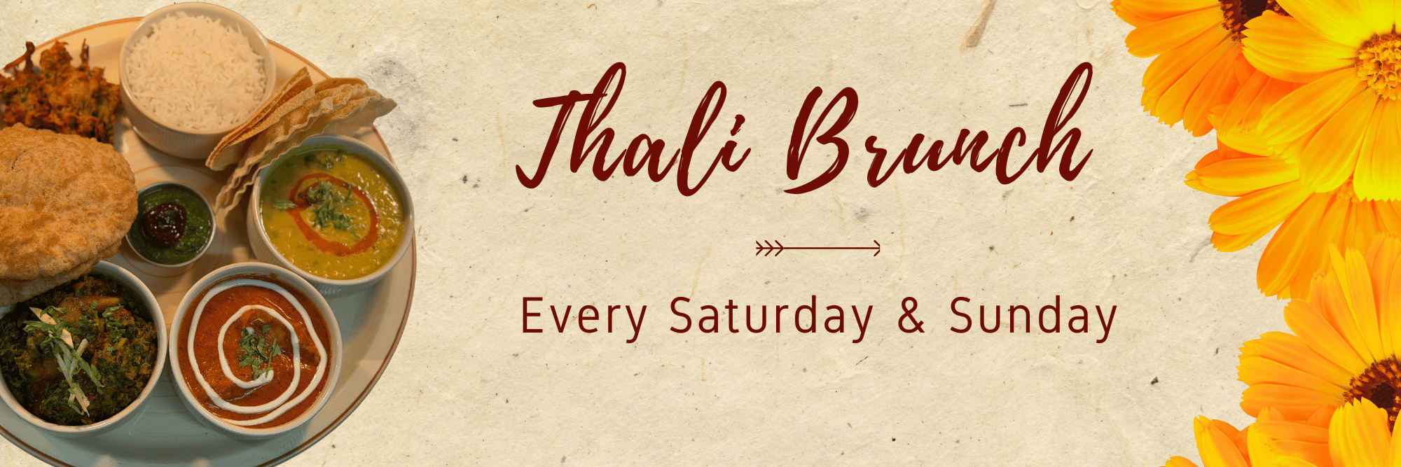 WEEKEND THALI EXPERIENCE